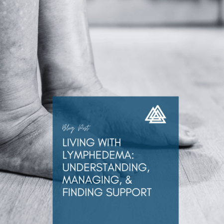 Swollen feet in grayscale background with Blog Title overlayed